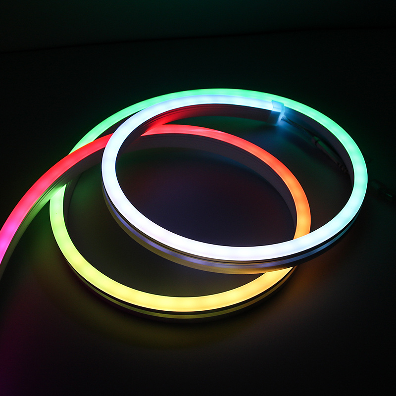 2023 hot sale Silicone IP66 Waterproof 10*18mm GS8208  Neno flex rope lighting led flexible neon strip lighting