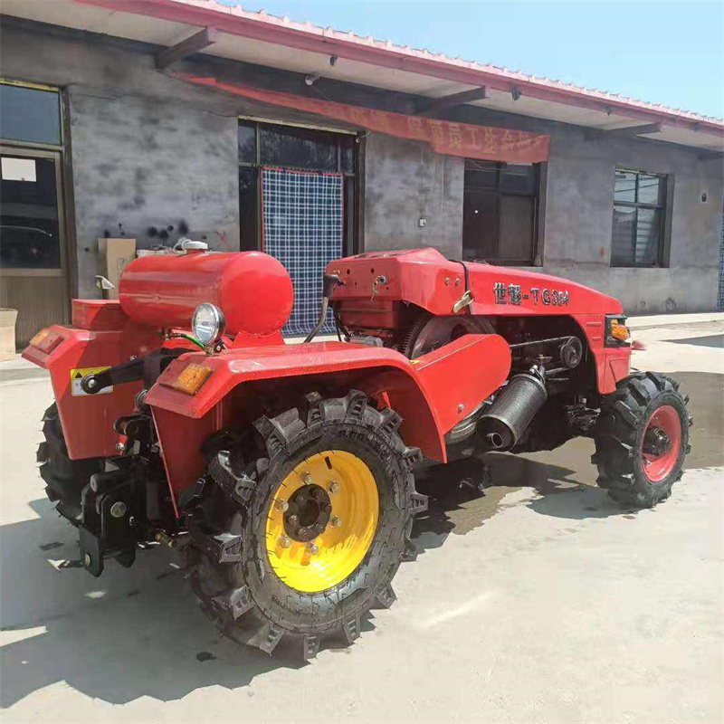 Crawler tractor all terrain riding micro tillage agricultural multifunctional rotary tiller