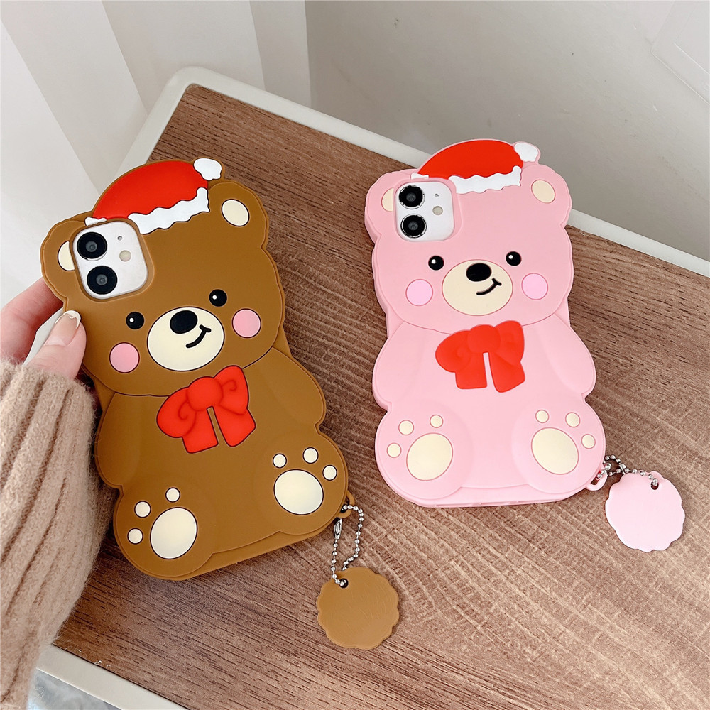 Cartoon Bear Phone Case Cover For Iphone 15 Pro Max Case Silicon Waterproof Phone Cover Universal