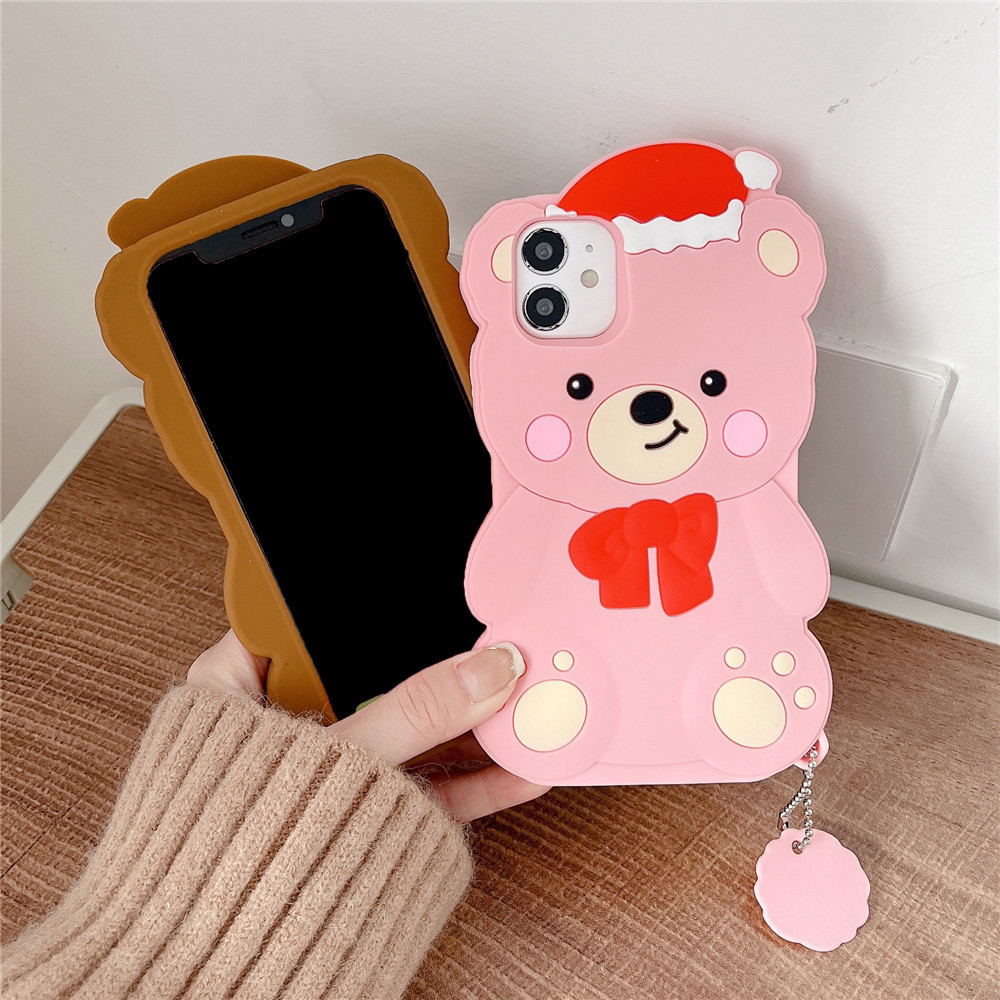 Cartoon Bear Phone Case Cover For Iphone 15 Pro Max Case Silicon Waterproof Phone Cover Universal