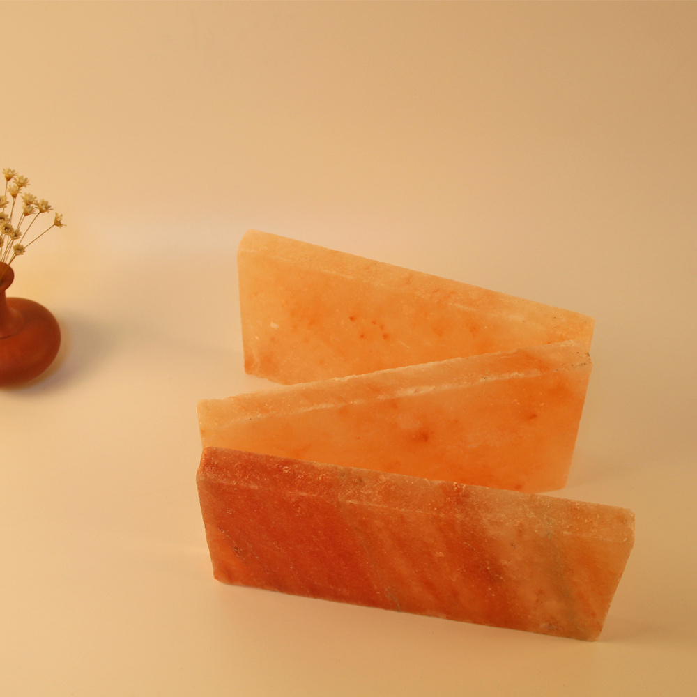 Himalayan salt brick for salt room halotherapy function Crystal Pink Rock  Salt Tiles Blocks