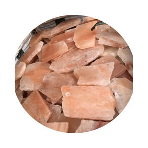 Himalayan Salt Tile Shape plate Biplanar Irregular Salt Bricks Natural  For Therapy Room