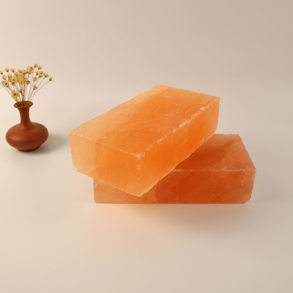 Himalayan salt brick for salt room halotherapy function Crystal Pink Rock  Salt Tiles Blocks