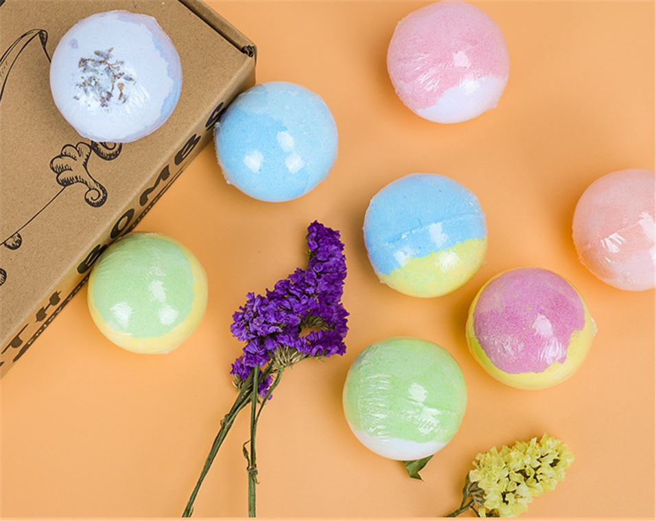 Glow In The Dark Bath Bomb Neon Soap Pigment Squishy Bubble Kids Toys Inside Natural Rainbow Cloud Bath Bombs Kids Gift Set