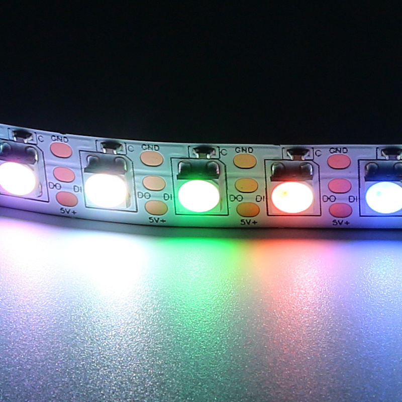 custom professional brightness WS2812B SK6812  5050 rgbw rgbww rgbnw 60 30 144 leds 1m 5v pixel led strip light IP20 IP65 IP67