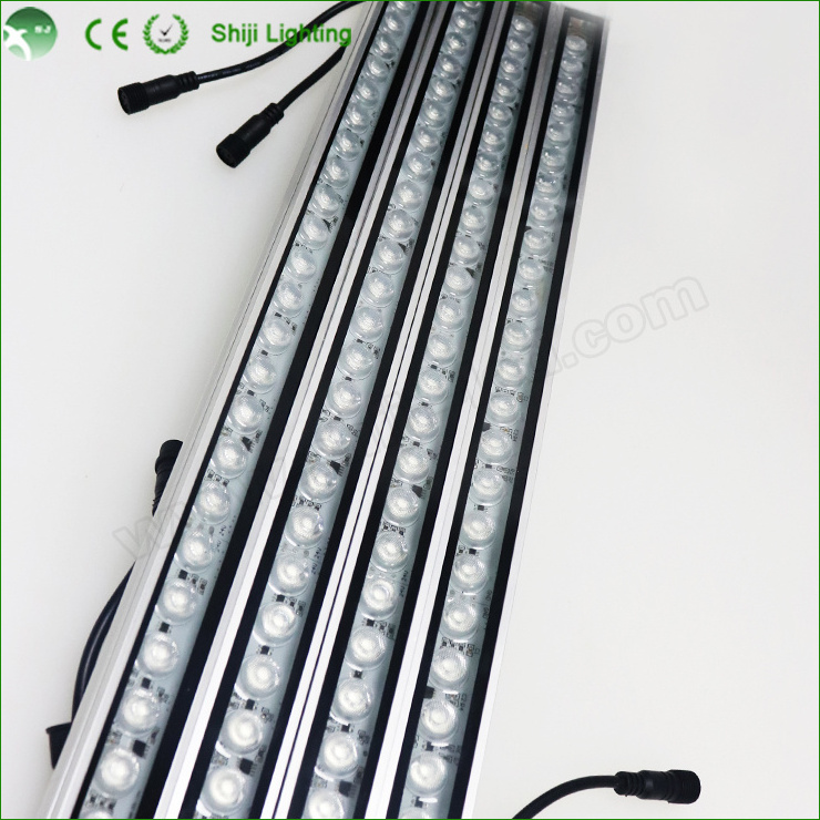 color changing  lighting high lumens 48leds 24w led strip 5050 pixel led bar outdoor led wall washer light  ip67