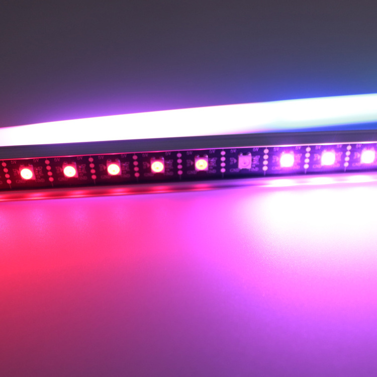 Waterproof digital RGB LED bar sk6812 5V color chasing IP67