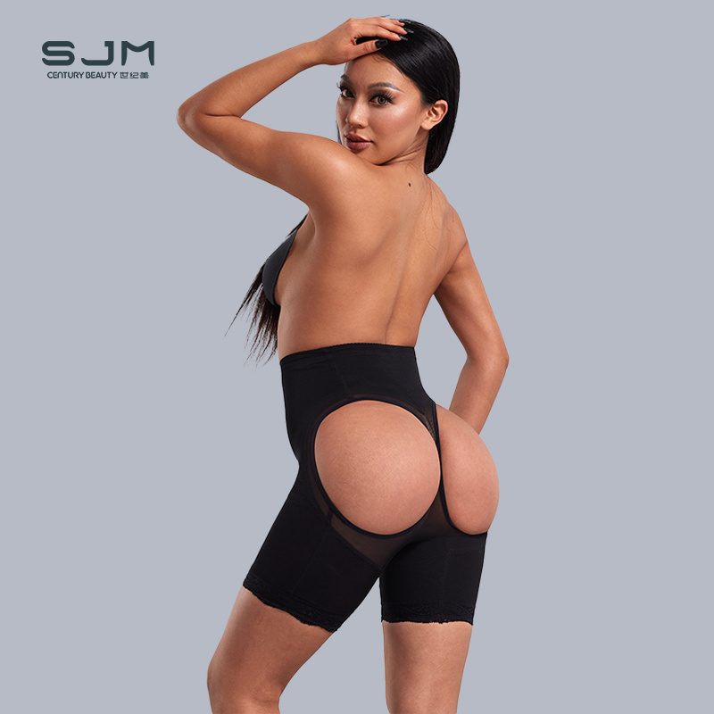 Century Beauty Women High End 2-In-1 Shapewear Panties Plus Size Butt Lifter Slimming Pants Haute Faconnage Shorts Shapers