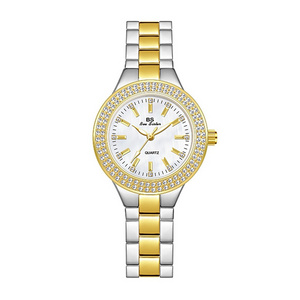 Fashion BS Bee Sister Ladies Crystal Diamond Montre Femme Stainless Steel Quartz Silver Women Watch