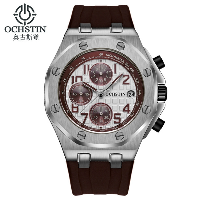 Ochstin Mens Waterproof Chronograph Quartz Watch with Good Quality