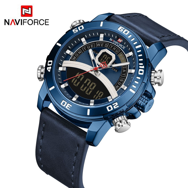 Naviforce 9181 Luxury Brand Waterproof Sports Mens Digital Quartz Watch