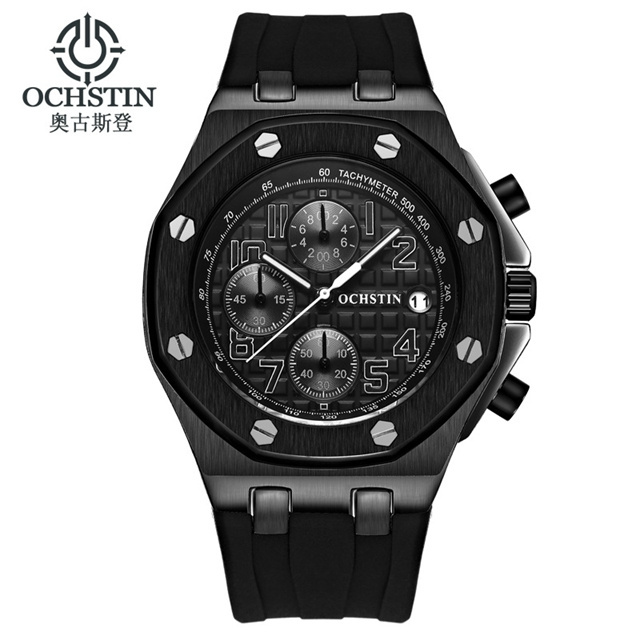 Ochstin Mens Waterproof Chronograph Quartz Watch with Good Quality