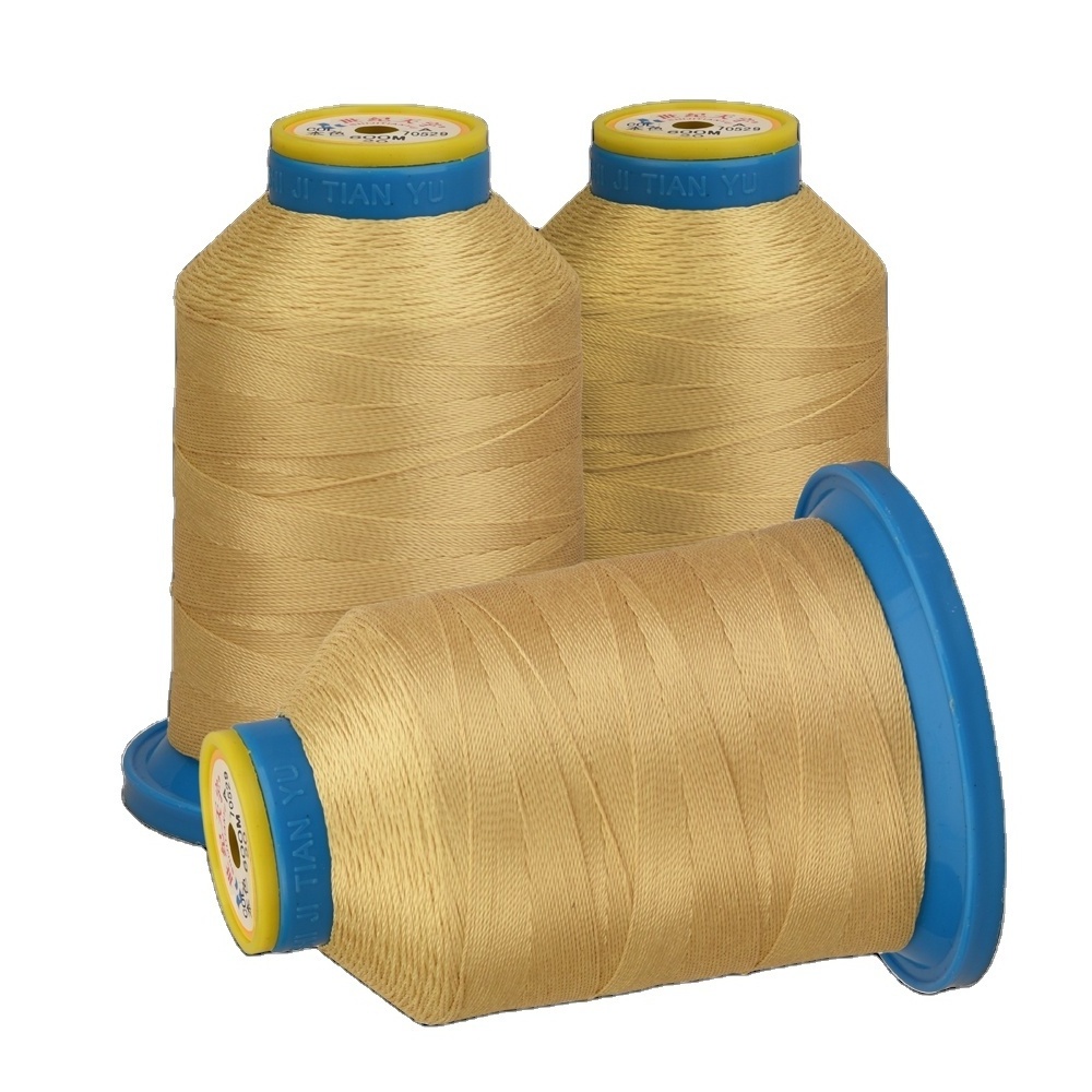 high temperature resistance polyester sewing thread cone flame fire retardant thread