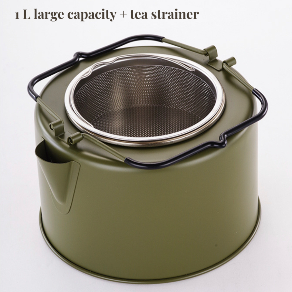 304 stainless steel camping kettle