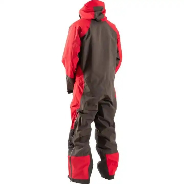 New Arrival Winter Ski Jumpsuit One Piece Snow Suit For Men Fill Goose Down Wear Full Body Ski Tracksuit