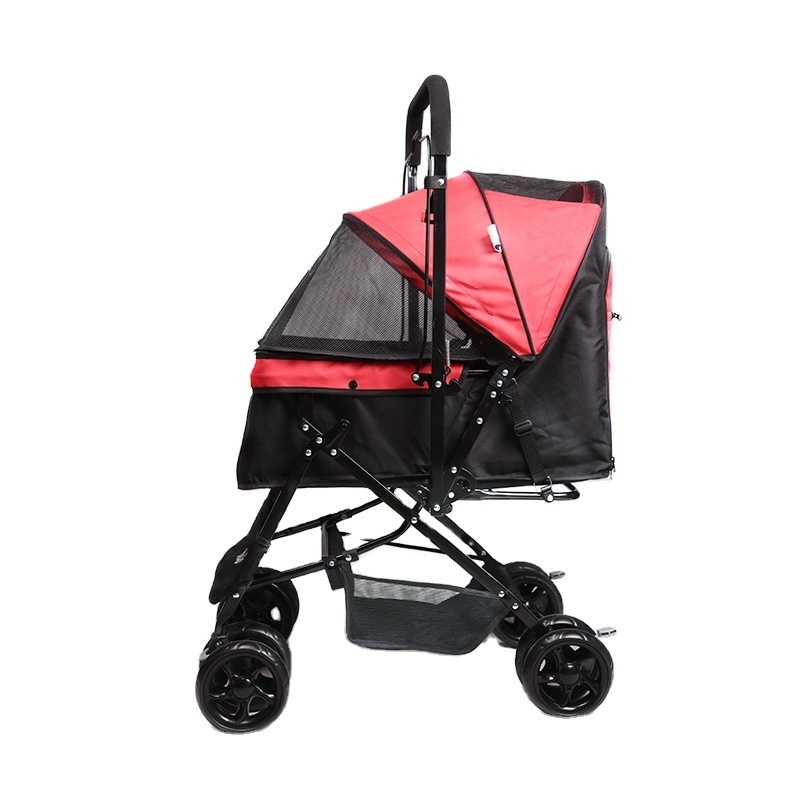 New Customize Pet Steel Frame Stroller Carrier Stroller Pet Gear Pet Travel