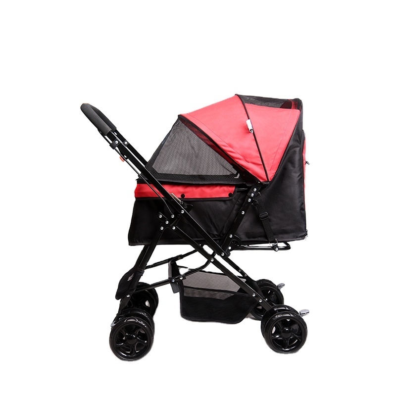 New Customize Pet Steel Frame Stroller Carrier Stroller Pet Gear Pet Travel