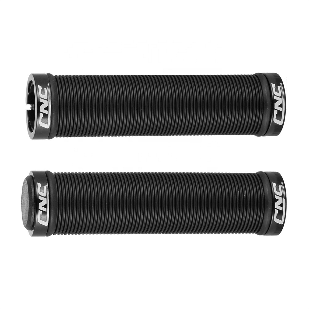 MTB Grips Ultralight Soft Bicycle Handlebar Cover Anti-skid 3D Alloy Bilateral With Dust Plug Bike Accessories