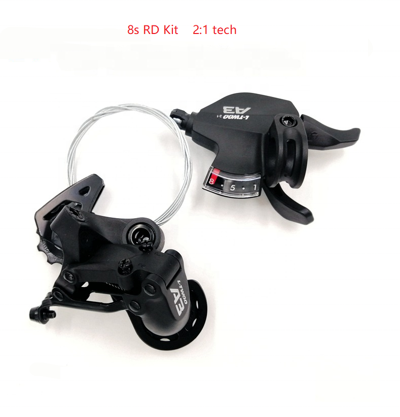 Professional Al Alloy 8 speed bike Rear Derailleur and shifter lever for Shimano Bike Derailleur Kit Bicycle parts