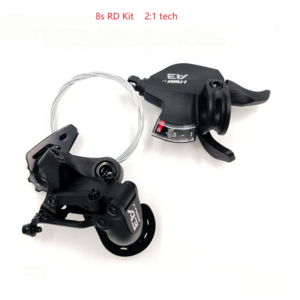 Professional Al Alloy 8 speed bike Rear Derailleur and shifter lever for Shimano Bike Derailleur Kit Bicycle parts