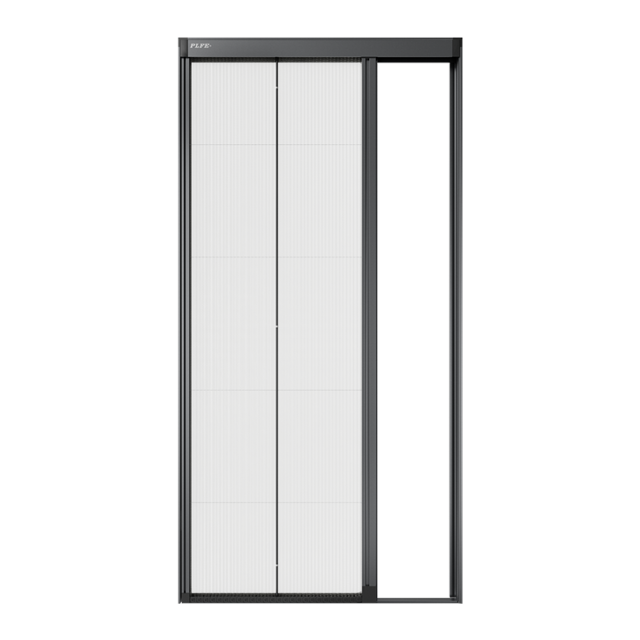 PLFE  standard retractable Screen Door  patio slide vertical glass aluminum retractable screen door