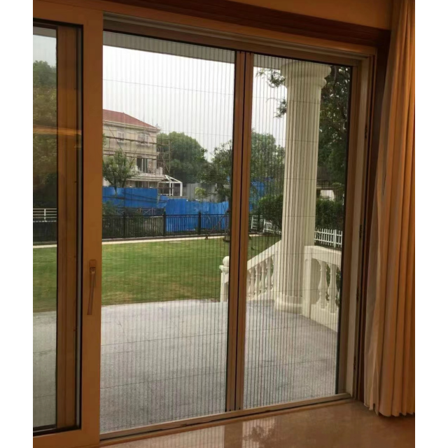 PLFE standard retractable door screen, mosquito net door curtain, diy magnetic door mesh