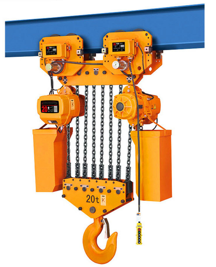 High Quality 10 tons 20 tons 30 tons Electric Chain Hoist with Trolley