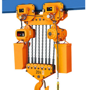 High Quality 10 tons 20 tons 30 tons Electric Chain Hoist with Trolley