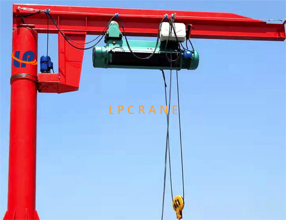 Marine Folding Forklift BZD 0.5 1 2 3 4 5 6 7 8 9 10 Ton Small Mobile Portable Lifting Jib Arm Cranes Crane with Electric Hoist