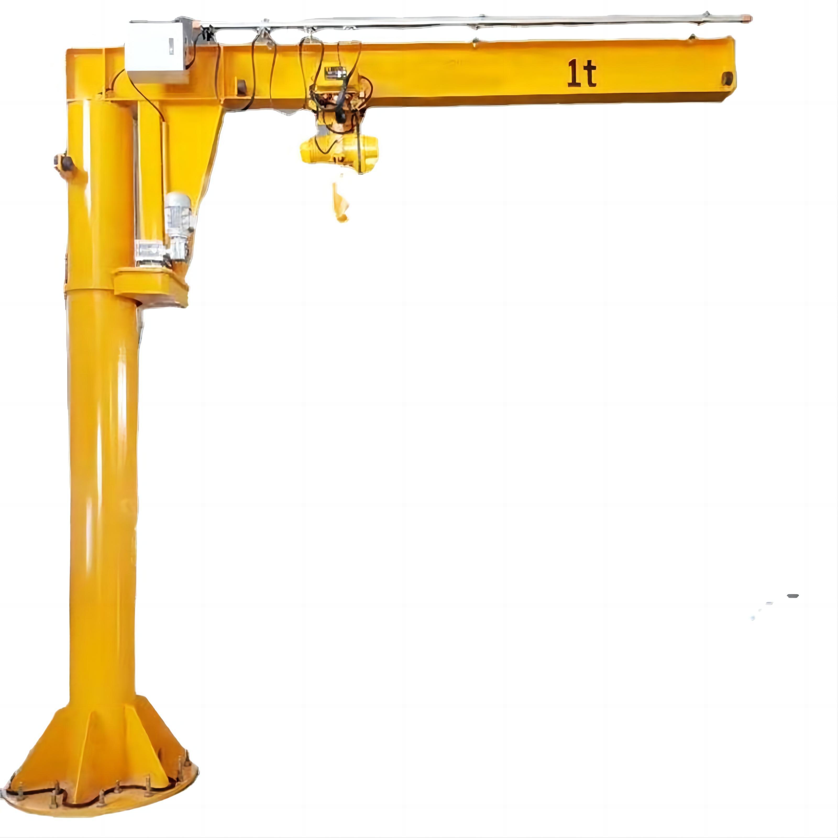 Marine Folding Forklift BZD 0.5 1 2 3 4 5 6 7 8 9 10 Ton Small Mobile Portable Lifting Jib Arm Cranes Crane with Electric Hoist