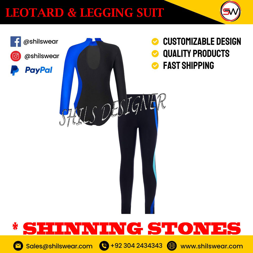 High quality design Long Sleeve Gymnastic Leotard for Girls Training Practice Bodysuit Every Gymnastics Session