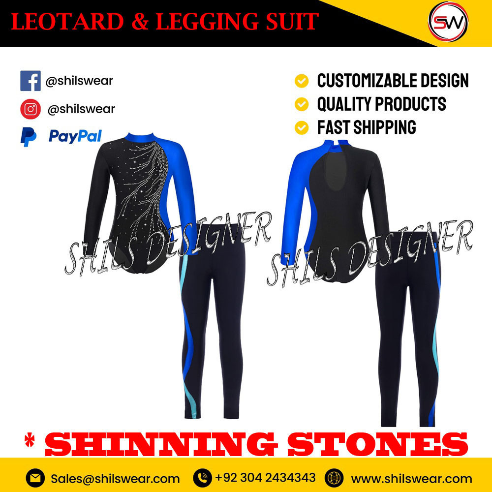 High quality design Long Sleeve Gymnastic Leotard for Girls Training Practice Bodysuit Every Gymnastics Session