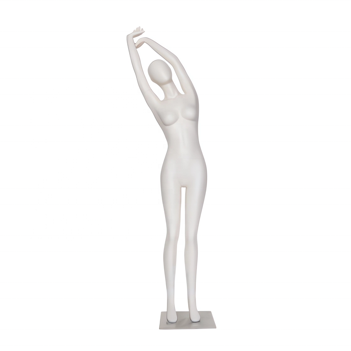 New Design Clothes Display Fiberglass Sports Female Yoga Mannequin