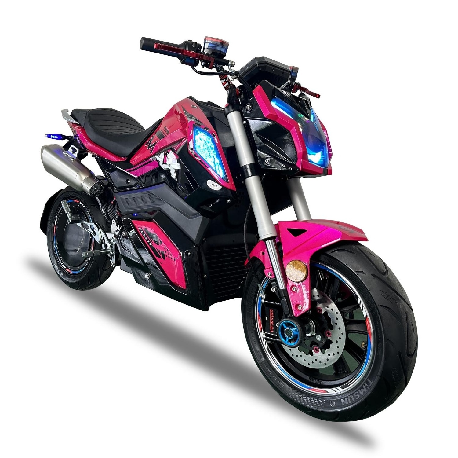 Factory single swing arm 13inch 72V 4000w cheap electric motorcycle eec certificate high speed 80km h electric scooter