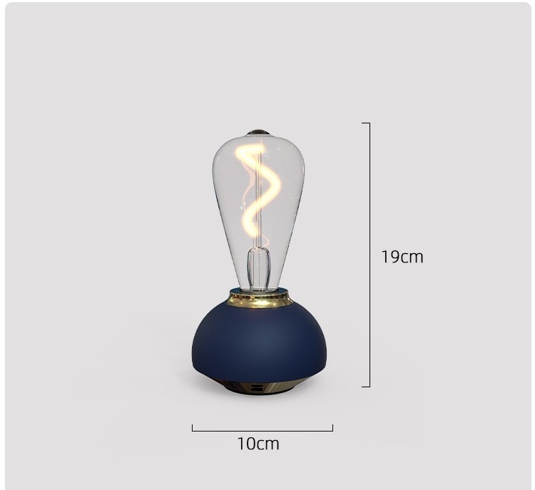 New simple LED creative touch dimming bedroom bed Edison filament ambient desk table lamp