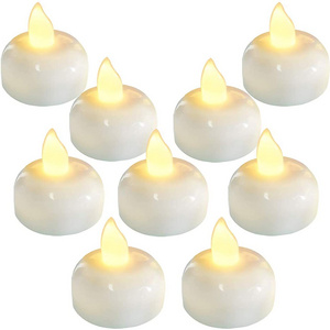 12pcs  Battery Flickering LED Tea Lights Candles , led Waterproof Flameless Floating Tea lights