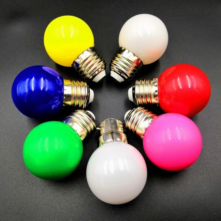 G45 LED decorative bulb, christmas and bar lighting red, green, yellow, pink holidays bulbs