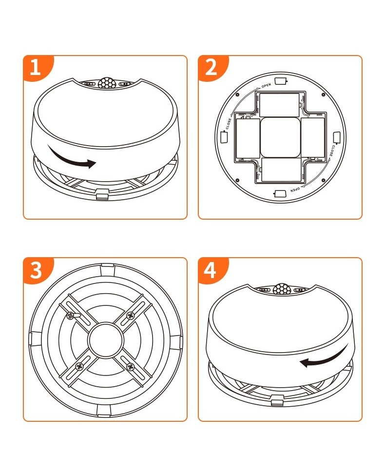 Battery Operated Indoor Outdoor LED Ceiling Lights for Hallway Laundry Stairs Garage Bathroom Motion Sensor Ceiling Light