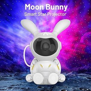 Moon Bunny Astronaut Starry Galaxy Projection Night Light