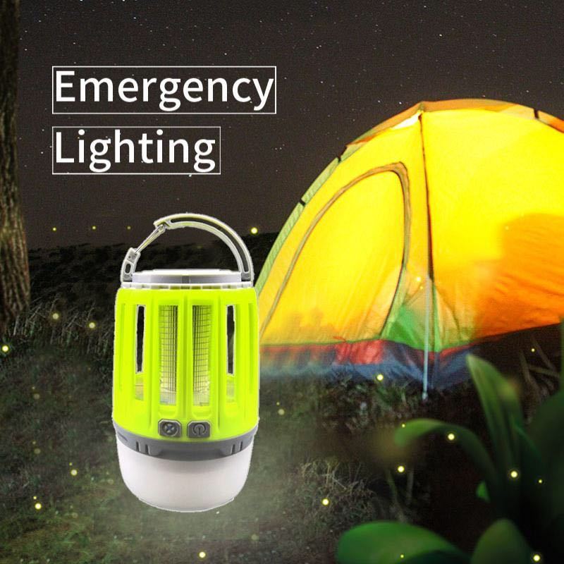 Bug Zapper & LED Camping Lantern  2-in-1, Waterproof Rechargeable Mosquito Killer, Portable Compact Camping Gear for Outdoors