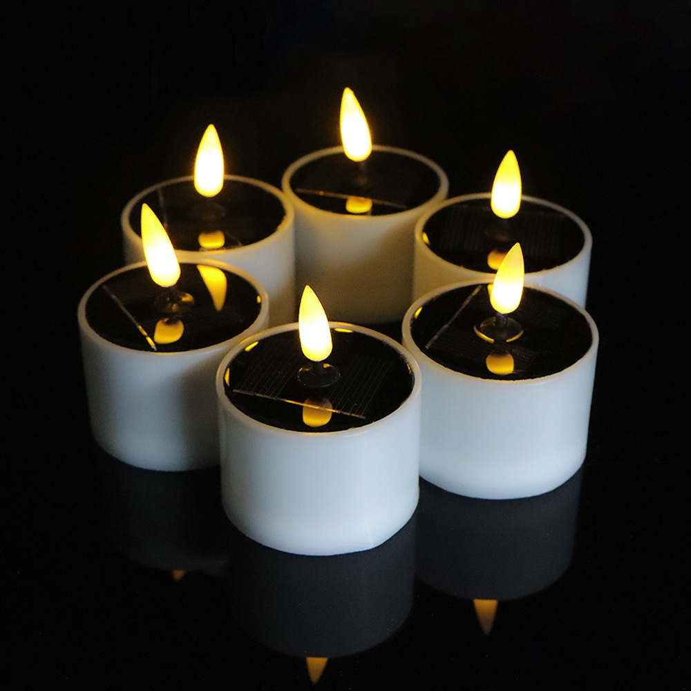 led  solar  Flickering Flameless Candles