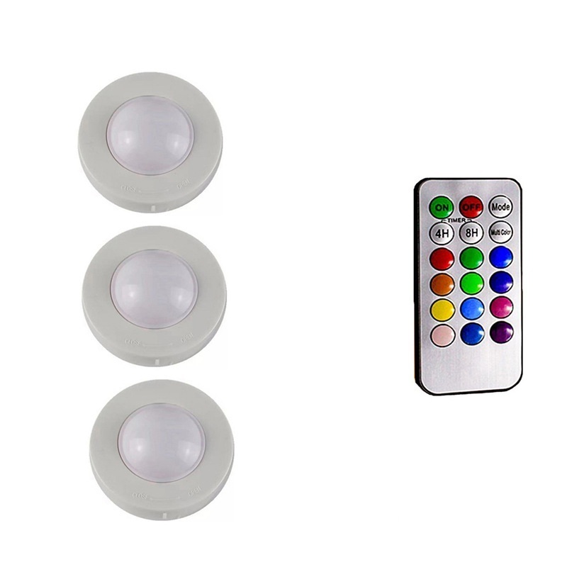 Wireless 3bulbs hollywood makeup vanity mirror light with IF Remote led mirror light RGB colorful makeup mirror lamp