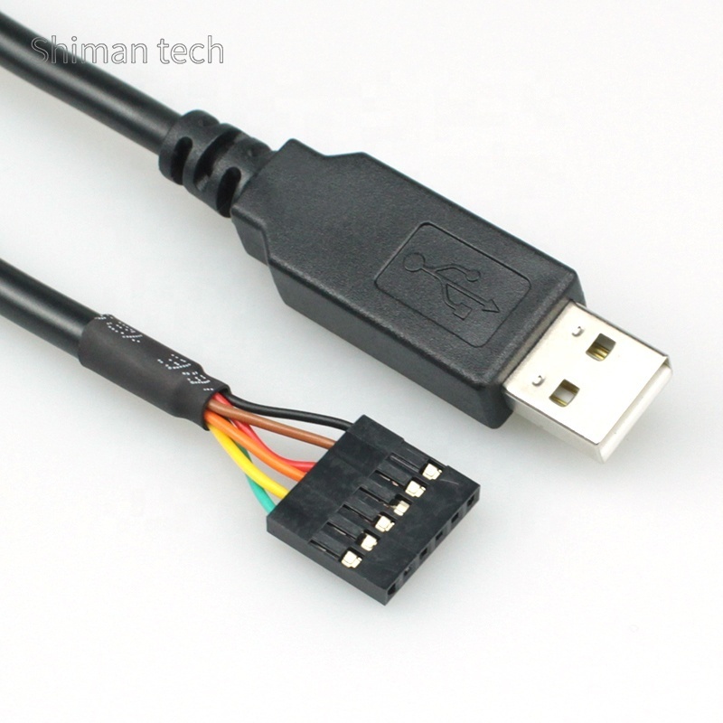 USB to TTL Serial 3.3V  cable  6pin 2.54 header