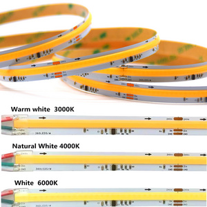 Smart flow water led cob running water led strip 24v white 3000k 4000k 6500k strip light cob running led strip light