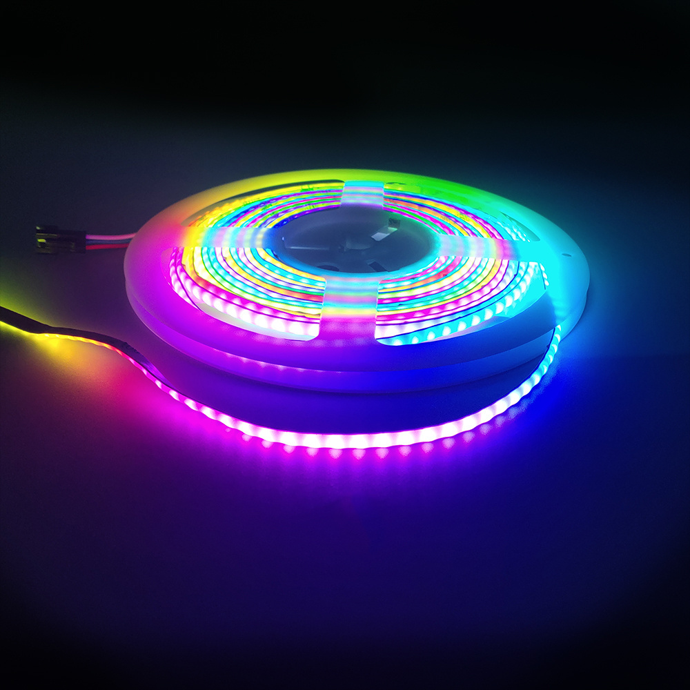 Rainbow Dream Color Slim 5mm Smart Flexible DC 5V Led Strips 160LED RGB RGBIC Addressable COB Led Strips Light