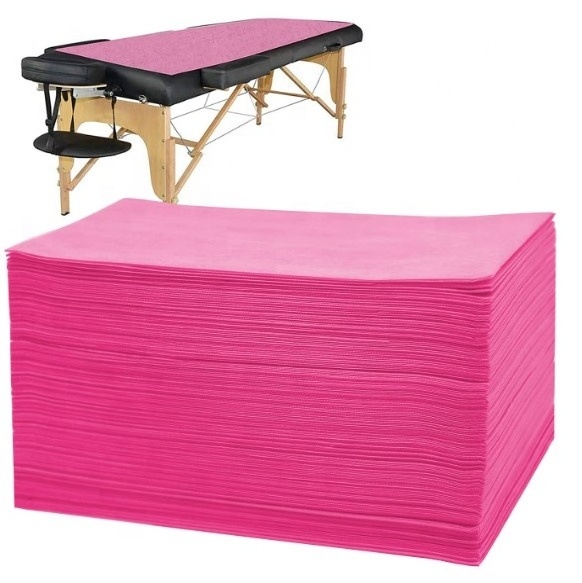 Massage Table Sheets Waterproof and Oil Proof Disposable SPA Bed Sheets Non-Woven Fabric Lash Bed Cover