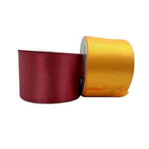 Solid Color Satin Ribbon for Gift Wrapping & Party Streamer for Decorative Crafts & Confetti 5cm*22.8m