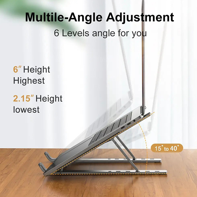 Laptop Stand Portable Laptop Stand Aluminium Foldable Notebook Stand Support Base Cooling Laptop Bracket For Macbook iPad Tablet