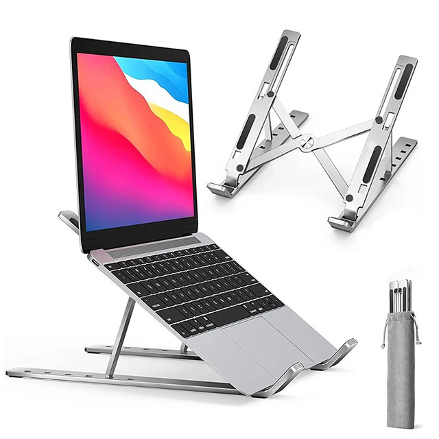 Laptop Stand Portable Laptop Stand Aluminium Foldable Notebook Stand Support Base Cooling Laptop Bracket For Macbook iPad Tablet