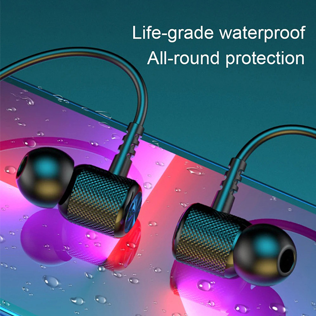 G01 In-Ear Neckband Earphones Magnetic Earbuds Noise Canceling Headphones For Running Outdoor Sports Hiking